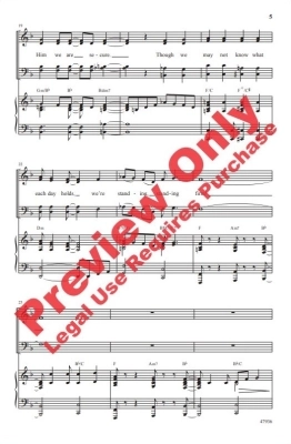 Standing Firm - English/Hayes - SATB