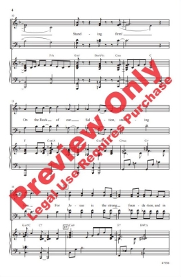 Standing Firm - English/Hayes - SATB