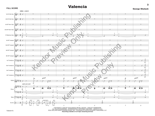 Valencia - Shutack - Jazz Ensemble - Gr. 2