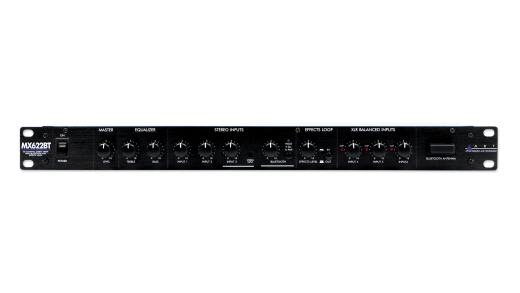 MX622BT 6-Channel Stereo Mixer with EQ & Bluetooth
