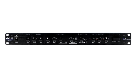 MX622BT 6-Channel Stereo Mixer with EQ & Bluetooth