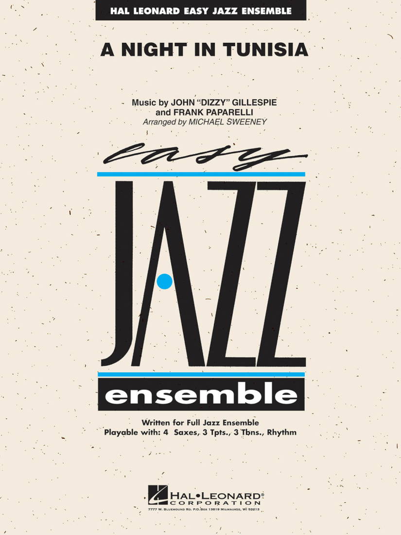 A Night in Tunisia - Gillespie/Sweeney - Jazz Ensemble - Gr. 2
