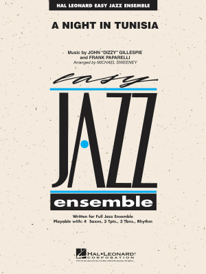 Hal Leonard - A Night in Tunisia - Gillespie/Sweeney - Jazz Ensemble - Gr. 2