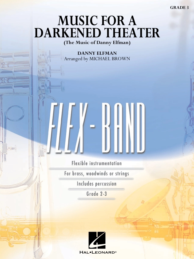 Music for a Darkened Theatre (The Music of Danny Elfman) - Brown - Concert Band (Flex-Band) - Gr. 3