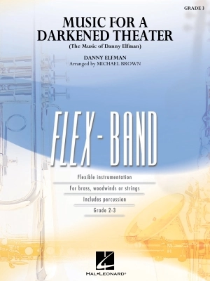 Hal Leonard - Music for a Darkened Theatre (The Music of Danny Elfman) - Brown - Concert Band (Flex-Band) - Gr. 3