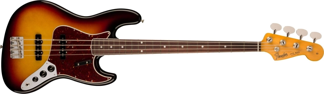 American Vintage II 1966 Jazz Bass, Rosewood Fingerboard - 3-Colour Sunburst