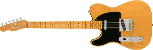 Fender - Telecaster American VintageII 1951 (modle gaucher, fini Butterscotch Blonde, touche en rable)