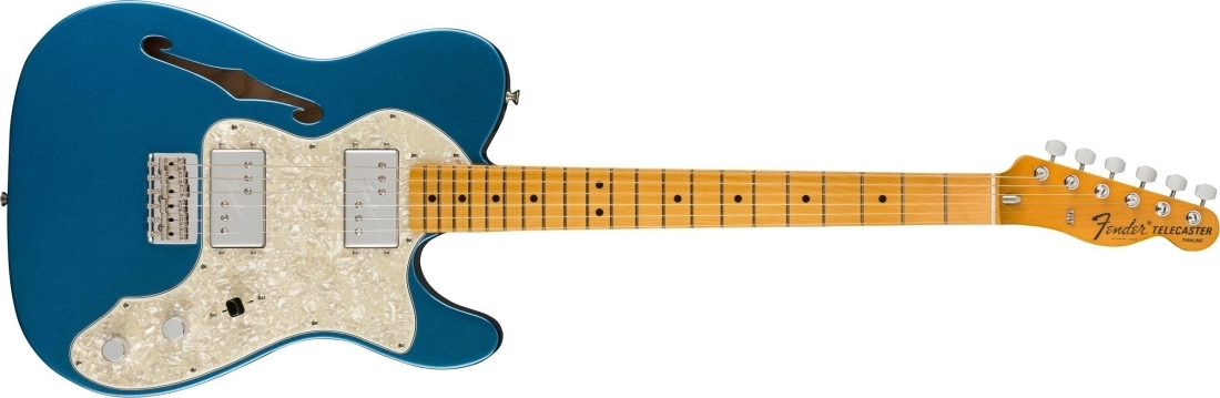 American Vintage II 1972 Telecaster Thinline, Maple Fingerboard - Lake Placid Blue