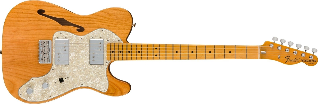 American Vintage II 1972 Telecaster Thinline, Maple Fingerboard - Aged Natural