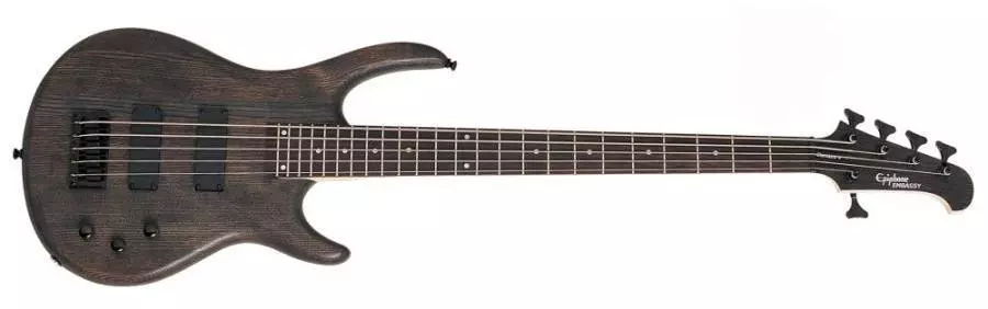 Embassy Standard 5 String Bass - Trans Black