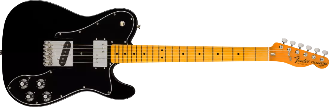 American Vintage II 1977 Telecaster Custom, Maple Fingerboard - Black