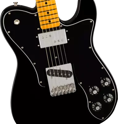 American Vintage II 1977 Telecaster Custom, Maple Fingerboard - Black
