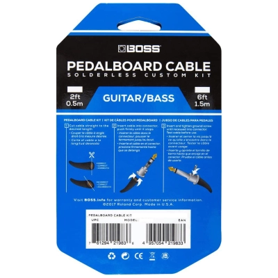 BCK-10 Solderless Pedalboard Cable Kit - 10\'