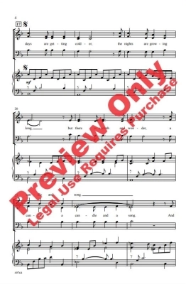 A Light of Hope, A Song of Peace - Burrows - 3pt Mixed