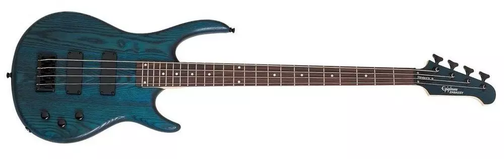 Embassy Standard 5-String Bass - Trans Blue