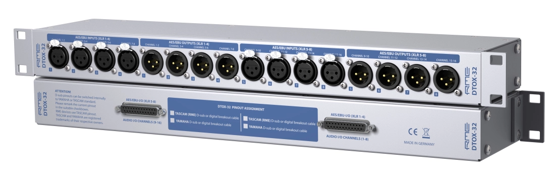 DTOX-32 Universal AES/EBU Breakout Box