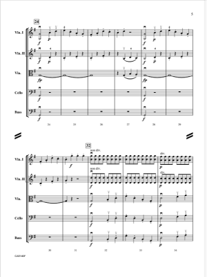 Symphony No. 1 - Bologne/Parrish - String Orchestra - Gr. 3