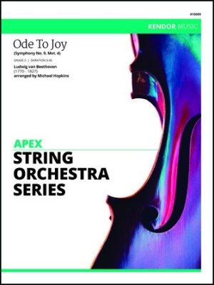 Ode To Joy (Symphony No. 9, Mvt. 4) - Beethoven/Hopkins - String Orchestra - Gr. 3