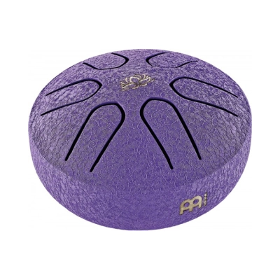 Sonic Energy Pocket Steel Tongue Drum - Purple Lotus Flower