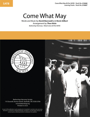 Come What May (from the motion picture Moulin Rouge!) - Baerwald /Gilbert /Hicks - 8-Part Mixed
