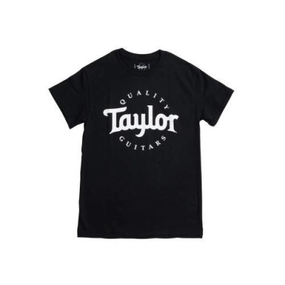 Taylor Guitars - Mens Basic Black Logo T-Shirt - Small