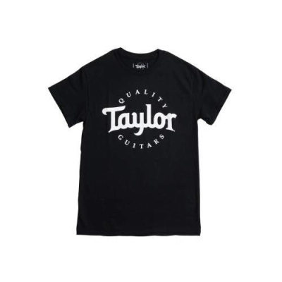 Taylor Guitars - Mens Basic Black Logo T-Shirt
