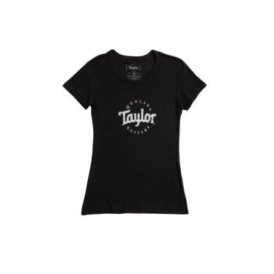 Taylor Guitars - T-shirt pour femmes avec logo (moyen)