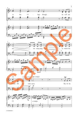 And Miles to Go Before I Sleep - Frost/Ryan - SATB