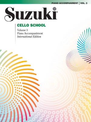 Summy-Birchard - Suzuki Cello School, Volume 3 (International Edition) - Piano Accompaniment - Book