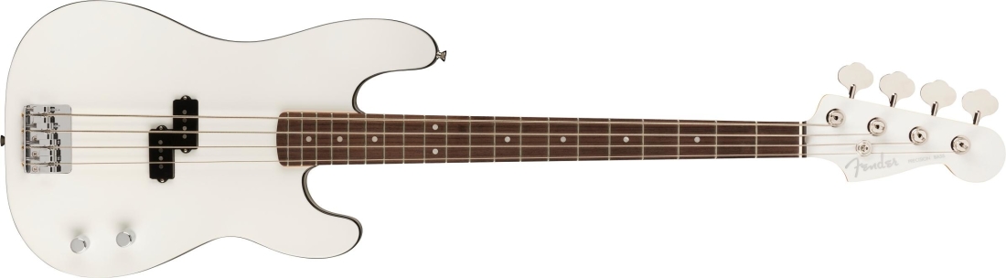 Aerodyne Special Precision Bass, Rosewood Fingerboard with Gigbag - Bright White