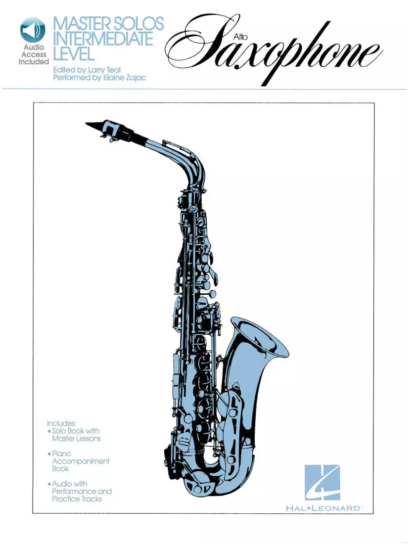 Master Solos Intermediate Level: Alto Sax - Teal/Rutherford - Book/Audio Online