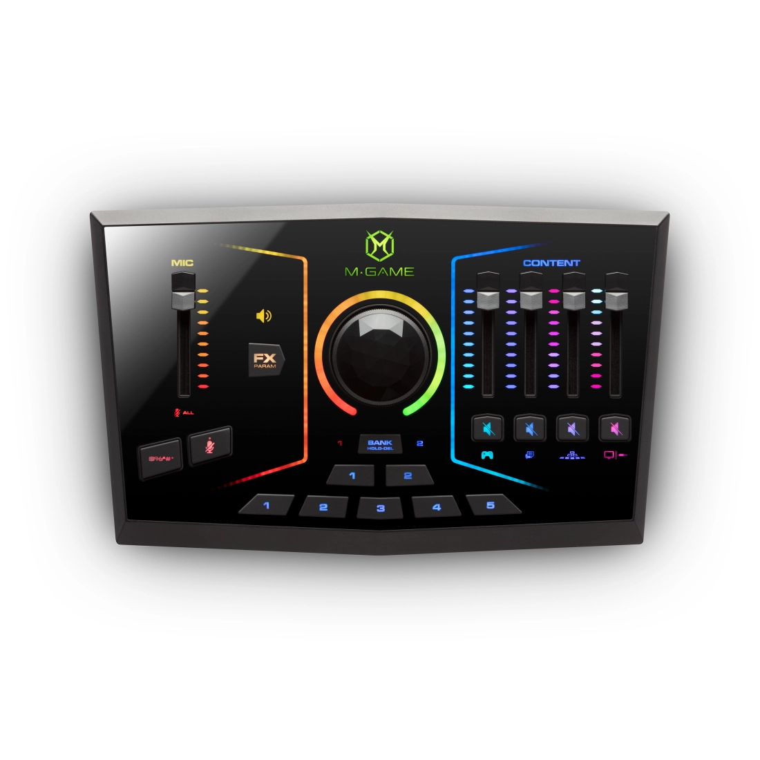 M-Game Dual USB Streaming Interface with RGB LED Lighting