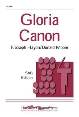 Heritage Music Press - Gloria Canon - Haydn/Moore - SAB