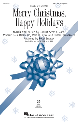 Hal Leonard - Merry Christmas, Happy Holidays - Pentatonix/Emerson - SSA