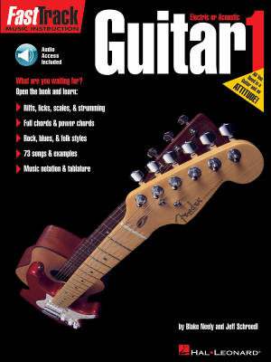 Hal Leonard - FastTrack Guitar Method Book 1 - Neely/Schroedl - Book/Audio Online