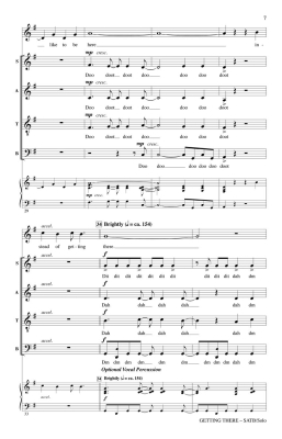 Getting There (From In Transit) - Sharon - SATB/Solo