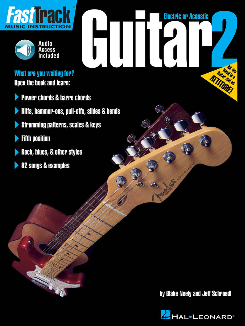 FastTrack Guitar Method Book 2 - Neely/Schroedl - Book/Audio Online