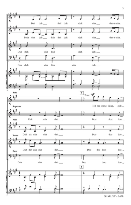 Shallow (from A Star Is Born) - Snyder - SATB