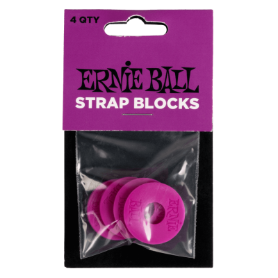 Ernie Ball - Strap Blocks 4 Pack - Purple