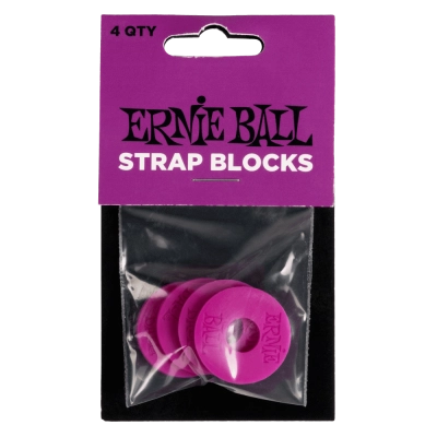 Ernie Ball - Strap Blocks 4 Pack - Purple