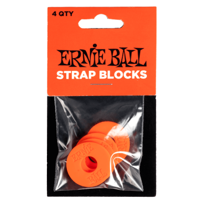 Ernie Ball - Strap Blocks 4 Pack - Red