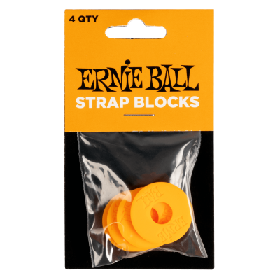 Ernie Ball - Strap Blocks 4 Pack - Orange