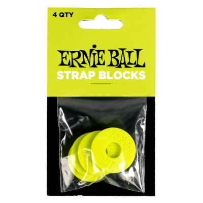 Ernie Ball - Strap Blocks 4 Pack - Green