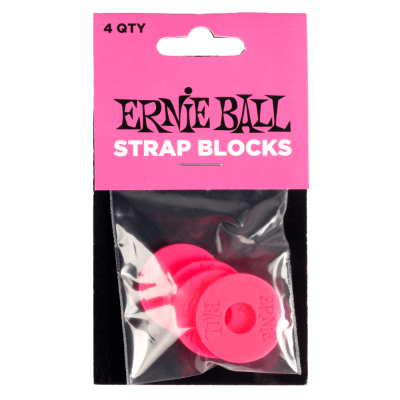 Ernie Ball - Strap Blocks 4 Pack - Pink