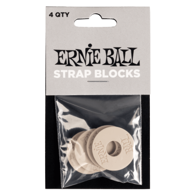 Ernie Ball - Strap Blocks 4 Pack - Gray
