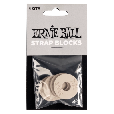 Ernie Ball - Strap Blocks 4 Pack - Gray