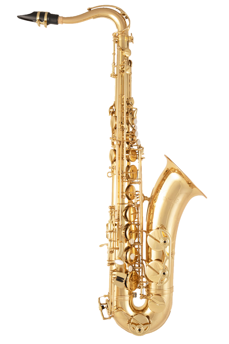 STS411 Intermediate Tenor Saxophone with Case - Clear Lacquer