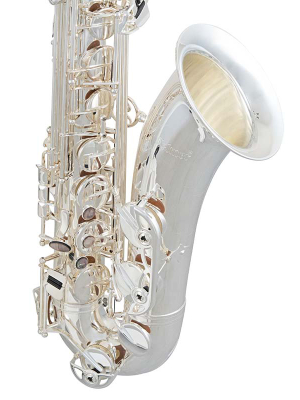 STS411 Intermediate Tenor Saxophone with Case - Silver Plate