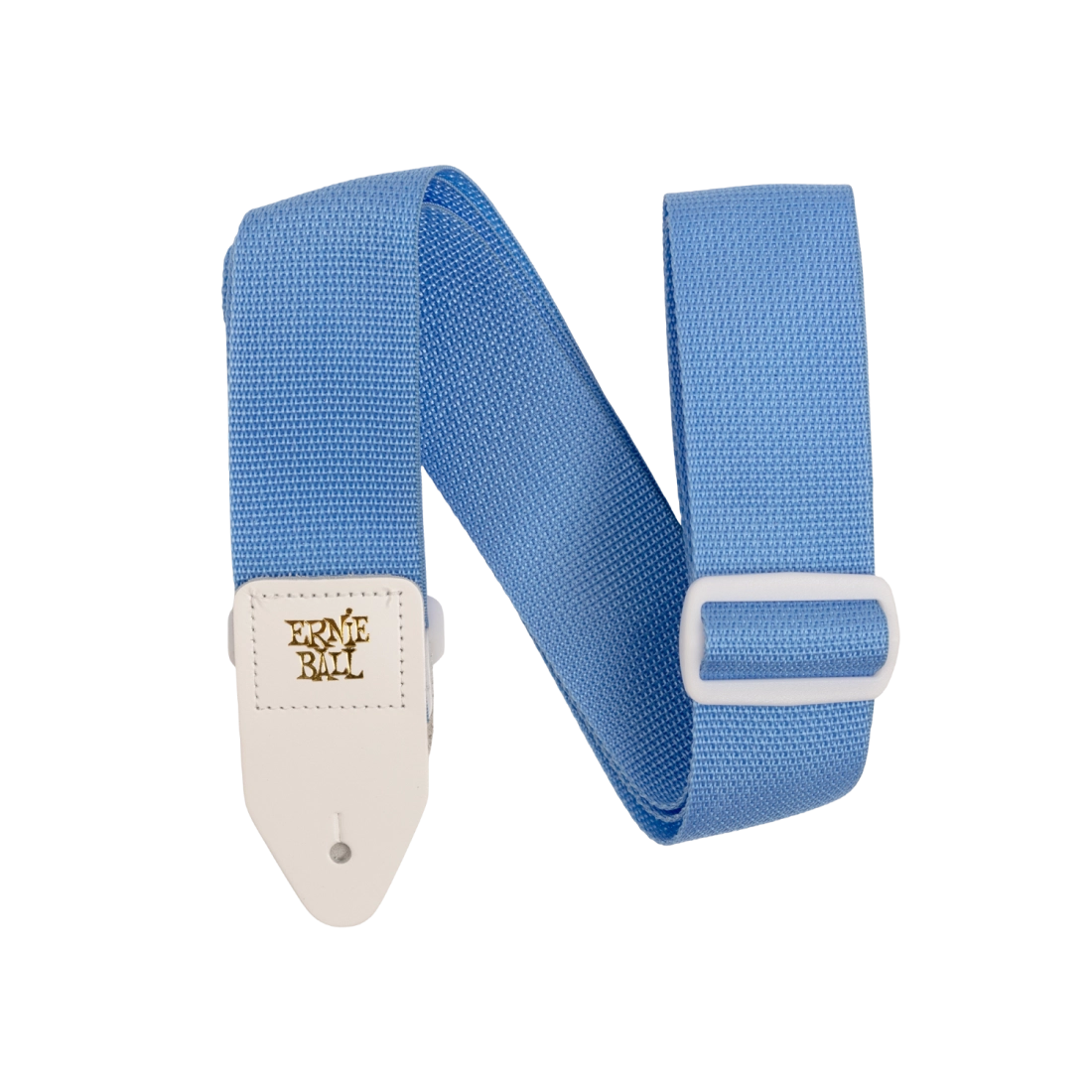 Polypro Guitar Strap - Soft Blue & White