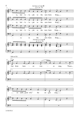 Glory, Hallelujah to the Newborn King - Gray - SATB